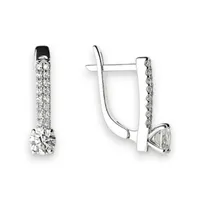 Срібні сережки Верона 