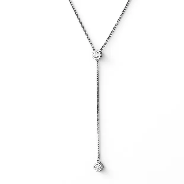 Silver Necklace Tenderness