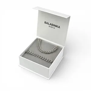 Срібний набір Рамзес та Коробка під набір "Балабінка" 