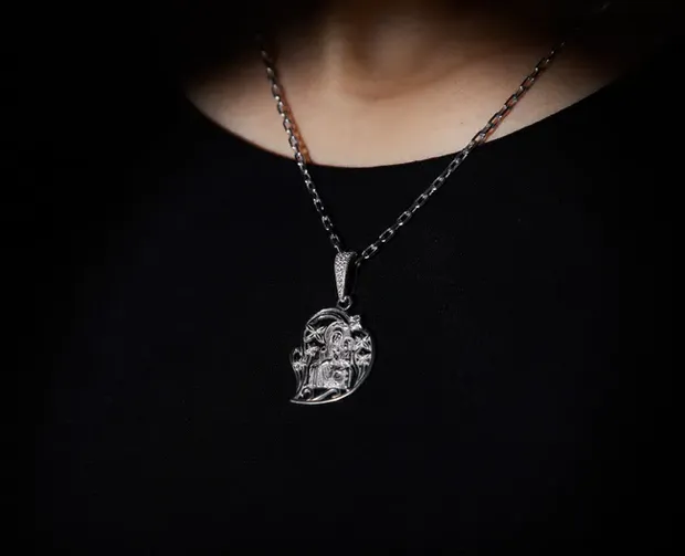 Gift Packaging and Silver Set Mother of God