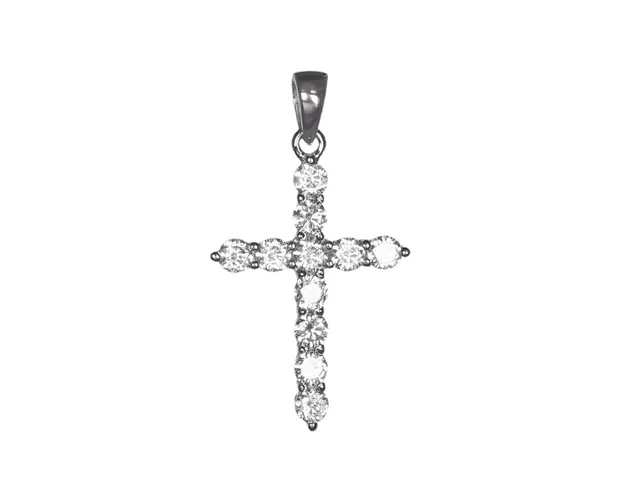 Silver decorative cross Triumph