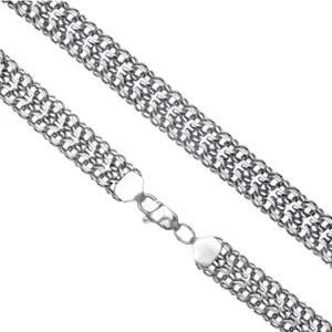 Срібний ланцюжок Тризуб  