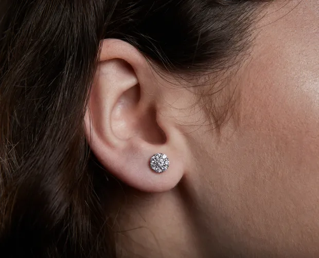 Silver earrings pusets Emeli