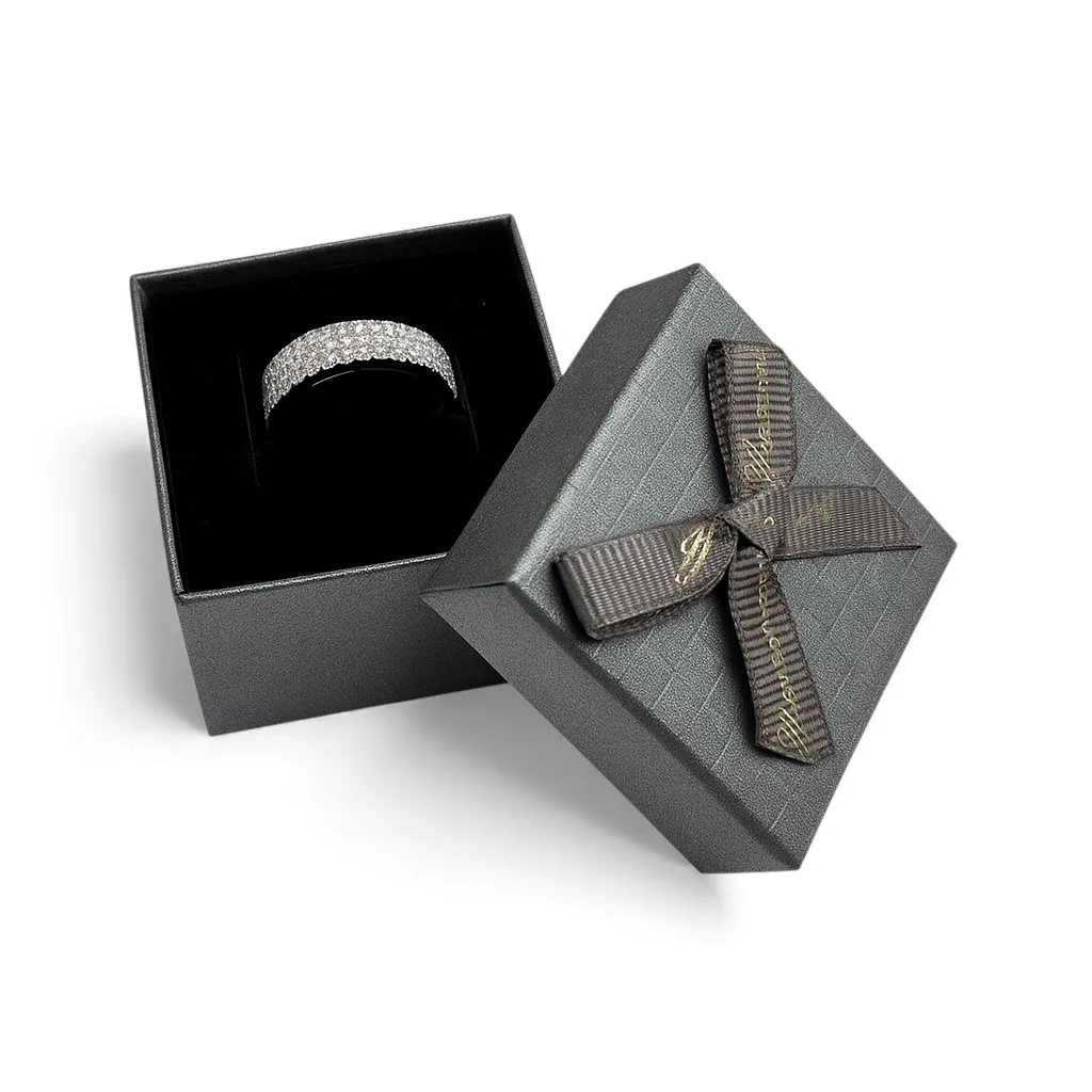 Срібна каблучка Мадонна та Подaрункове пакування з бантиком