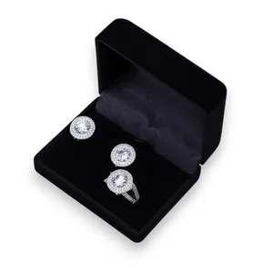 Срібний набір Розкіш та чорний футляр  зображення 2