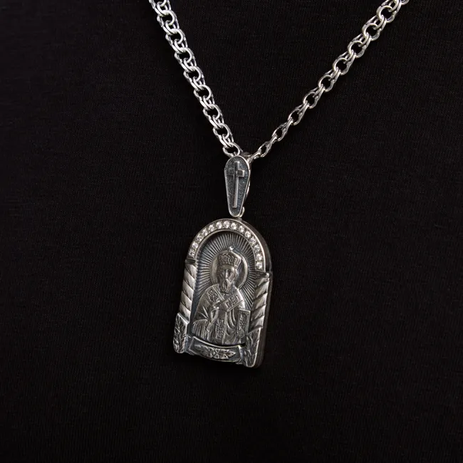 Silver pendant Saint Nicholas   зображення 4