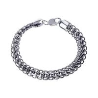 Срібний браслет Пітон 