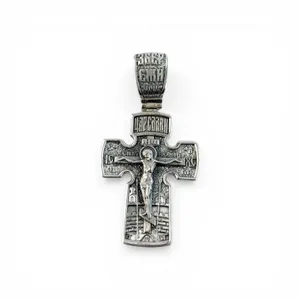 Срібний хрестик Архангел Михаїл   зображення 2
