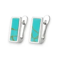 Silver earrings Turquoise
