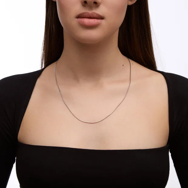 Срібний ланцюжок Снейк 