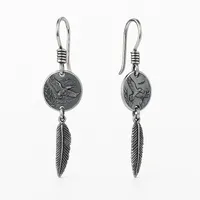 Срібні сережки з французькою застібкою Селевіт