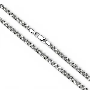 Срібний ланцюжок Плоский Бісмарк  