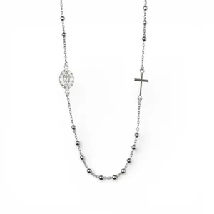 Срібне кольє Вервиця 