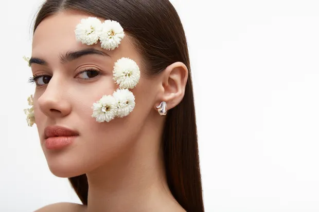 Срібні сережки Течія 