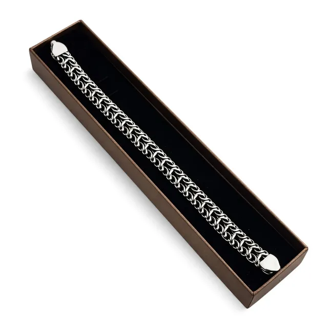 Срібний набір Рамзес та Коробка під браслет "Happy everyday"   