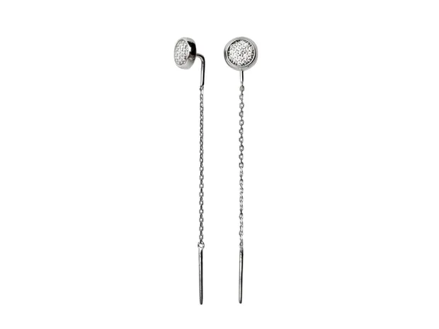 Silver earrings broaches Grace
