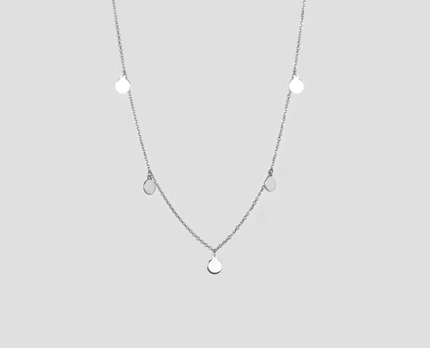 Silver Coin Necklace