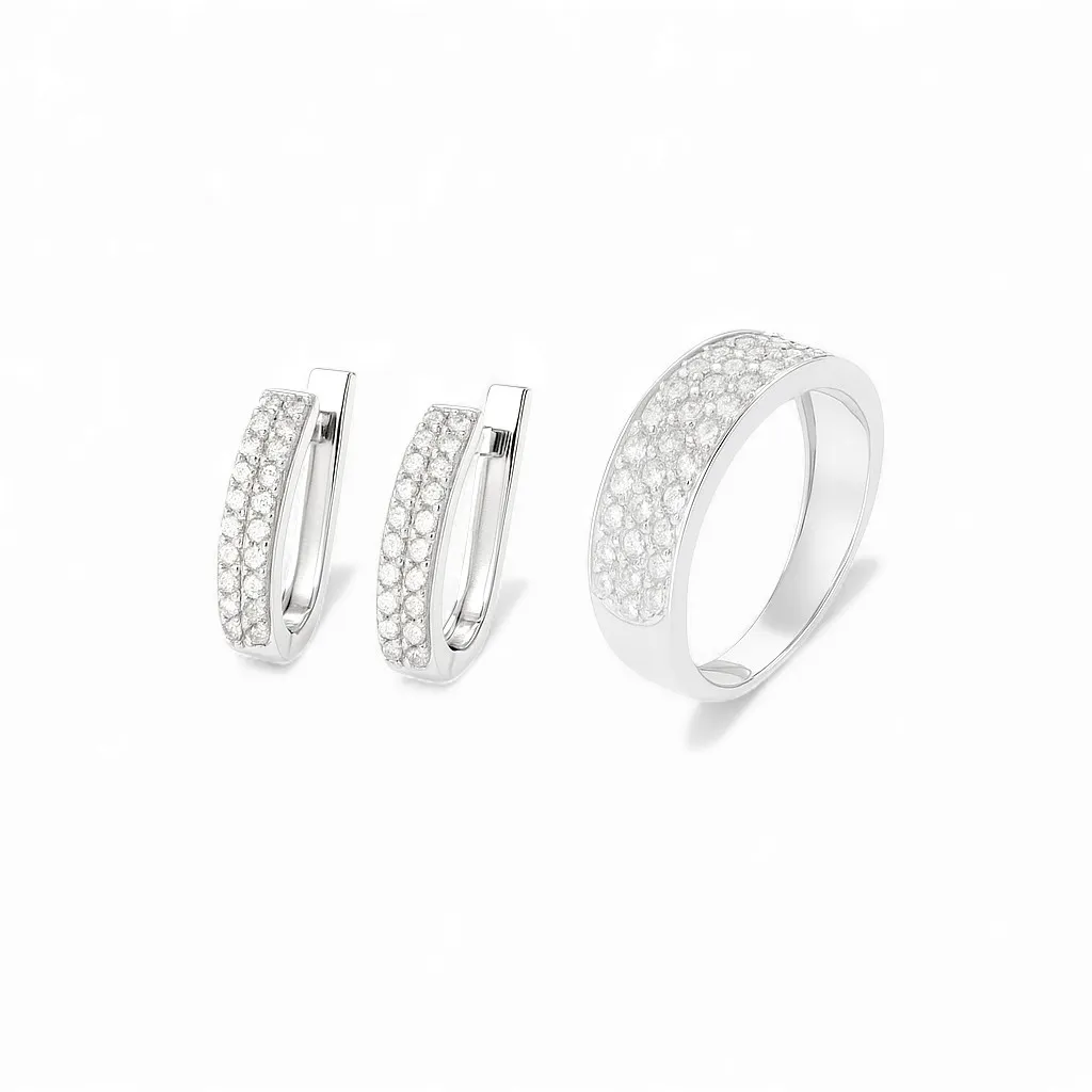 Срібний набір Мадонна