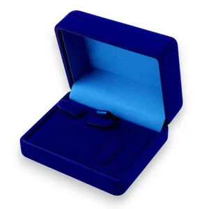 Футляр синій під сережки та каблучку   зображення 2