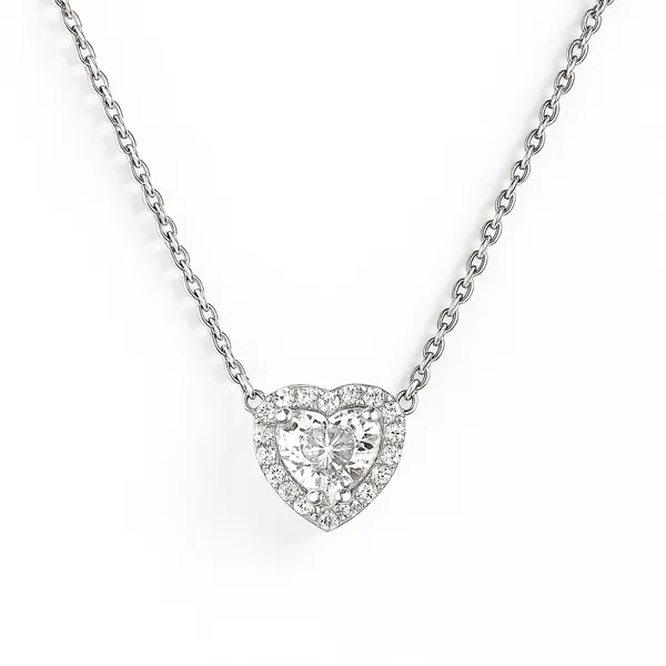Срібне кольє Марсель Сердечко 