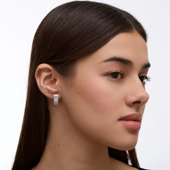 Срібні сережки Орнамент  зображення 2