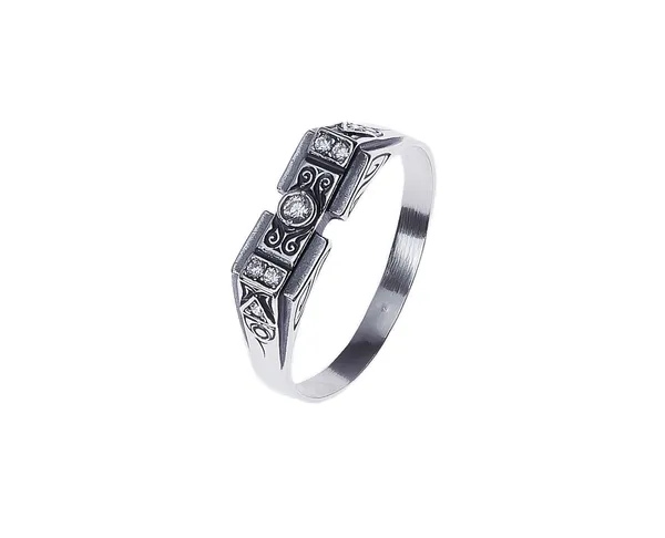 Серебряное мужское кольцо Рим 15032