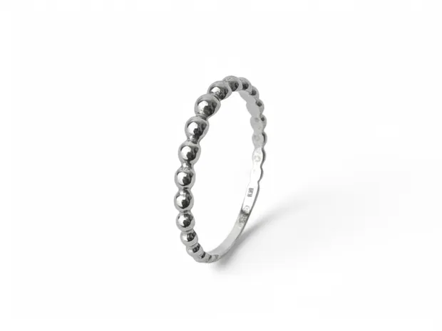 Silver ring Caramel