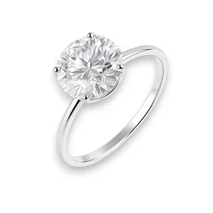 Срібна каблучка Великий Фіаніт  