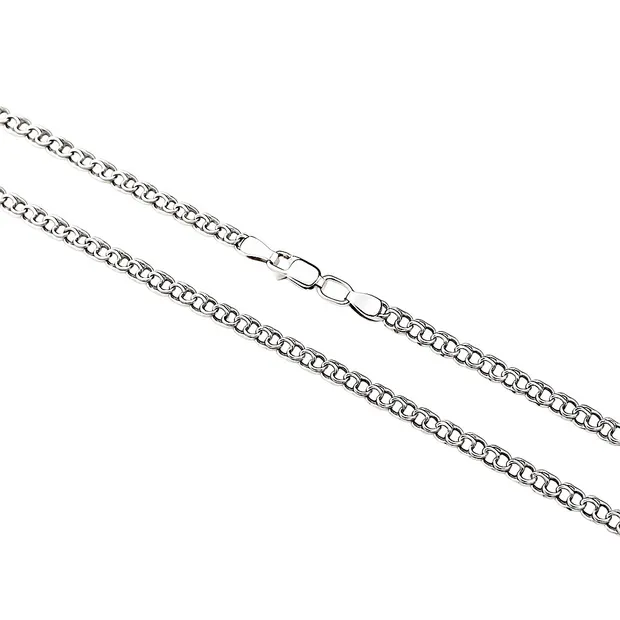 Срібний ланцюжок Плоский Бісмарк 