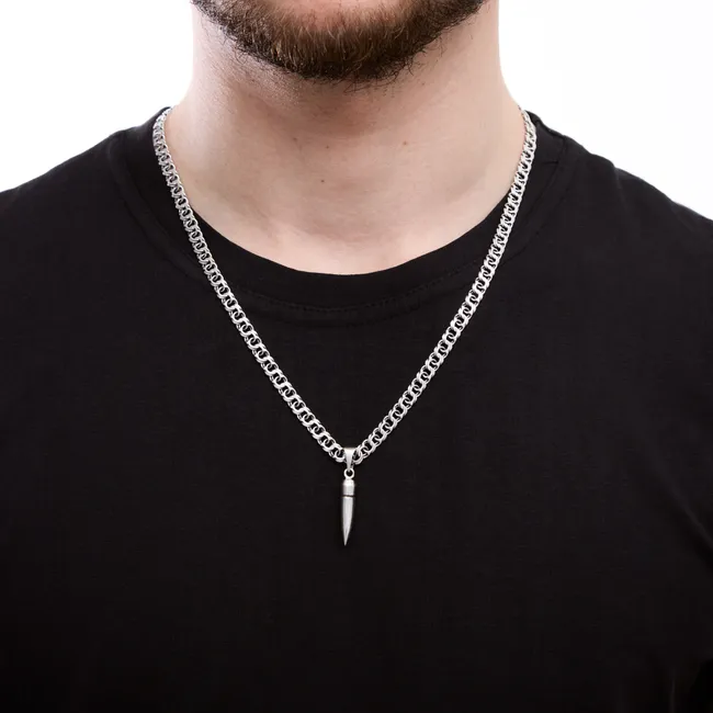 Срібна підвіска Куля  зображення 2