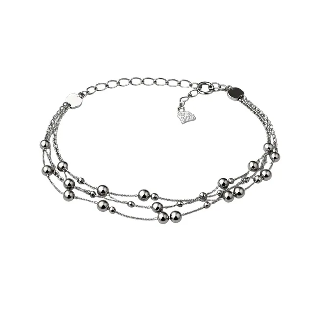 Срібний браслет Кульки 