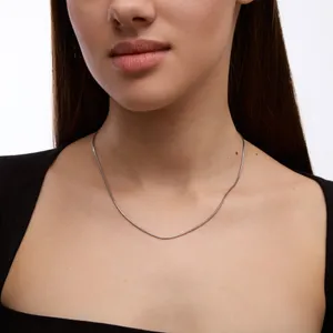 Серебряная цепочка Снейк   зображення 2