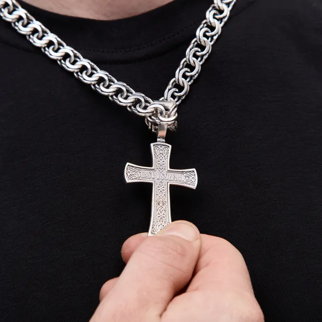 Silver cross with crucifix Life  зображення 5