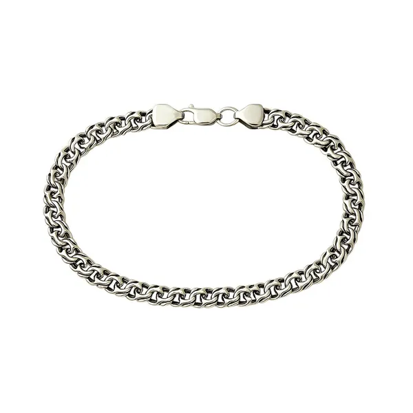 Срібний браслет Класичний Бісмарк 