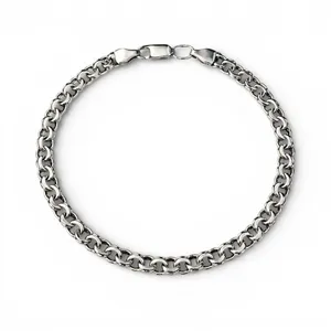 Срібний браслет Плоский Бісмарк   зображення 2