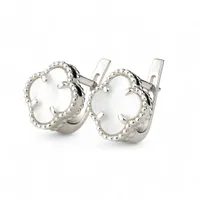 Срібні сережки Конюшина 