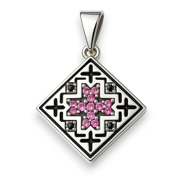 Серебряная подвеска Культура 