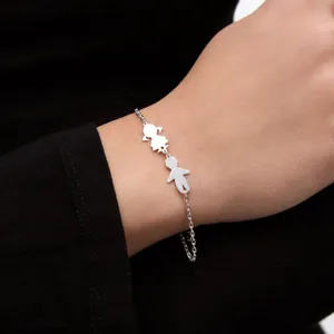 Silver bracelet for engraving with pedant Children  зображення 2