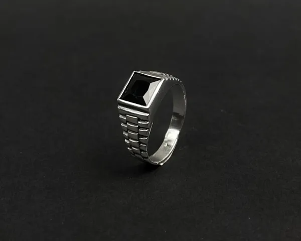 Серебряное мужское кольцо Аркан 15031