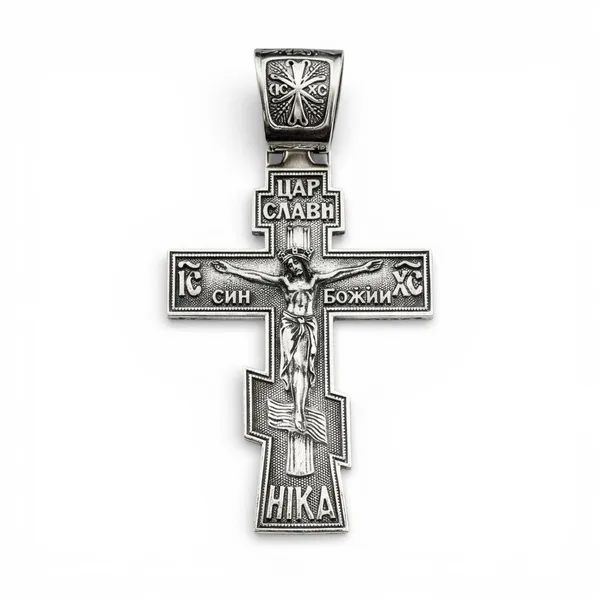Срібний хрестик Отець