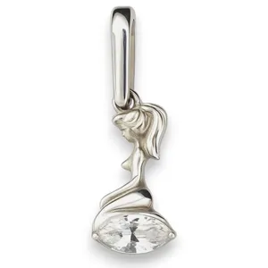 Срібна підвіска Діва 