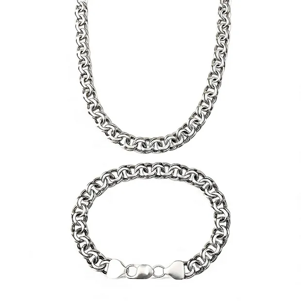 Срібний чоловічий набір Класичний Бісмарк