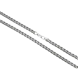 Серебряная цепочка Плоский Бисмарк  