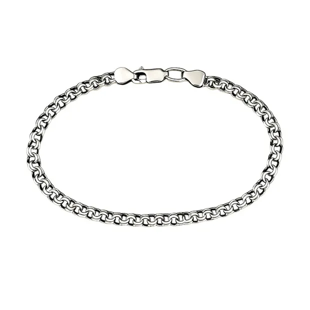 Серебряный браслет Плоский Бисмарк