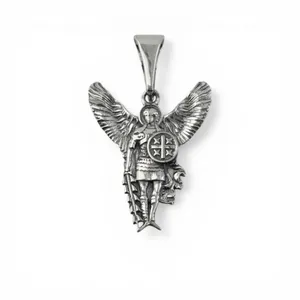 Срібна підвіска Архангел Михайло 