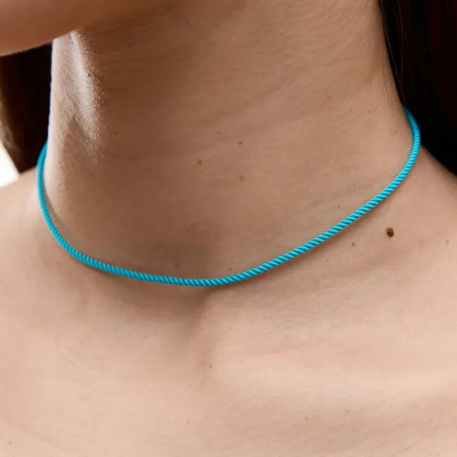 Silk cord with silver clasp Milan  зображення 22