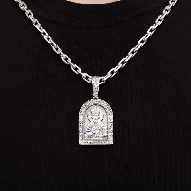 Silver pendant Saint Nicholas   зображення 4