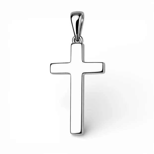 Срібний хрестик Прямокутний 