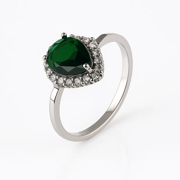 Silver ring with insert Hurrem