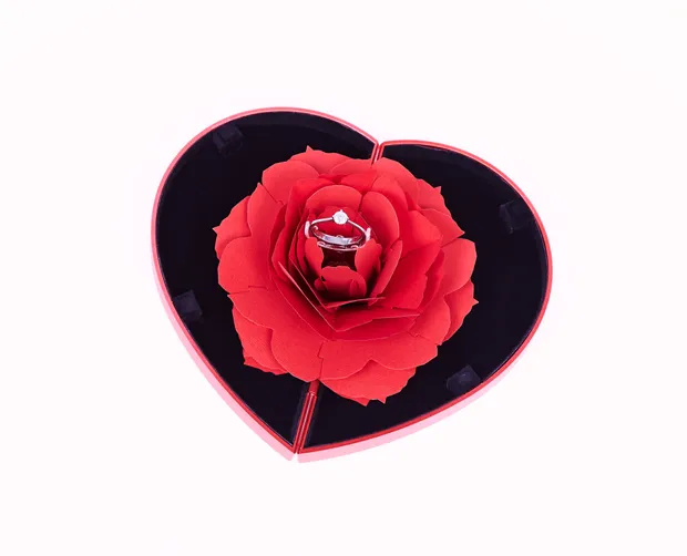 Gift Case Heart Flower